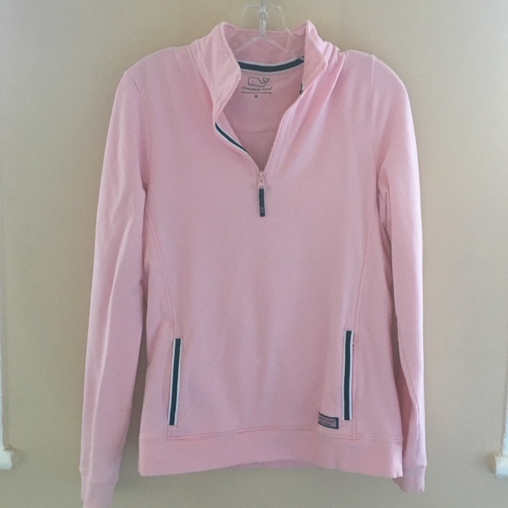 Vineyard Vines | Light Pink 1/4 Zip Shepshirt